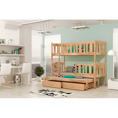 Bērnu divstāvu gulta KUBUS 160x80